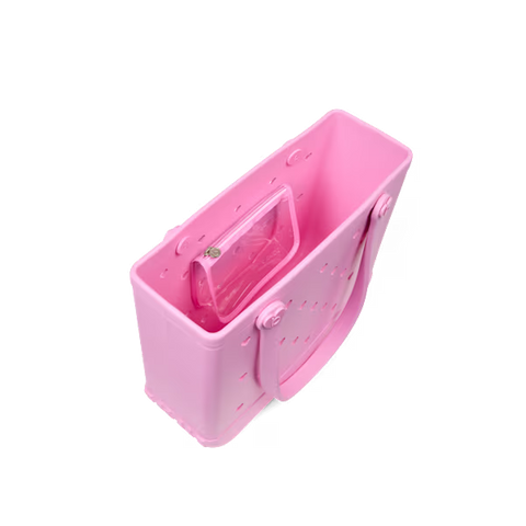 Baby Bogg Bag - Cut Out Heart Pink Taffy