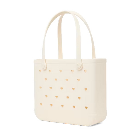 Baby Bogg Bag - Cut Out Heart Coconut