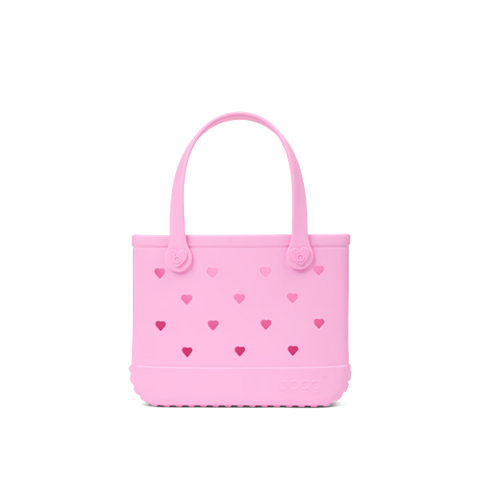Bitty Bogg Bag - Cut Out Heart Pink Taffy