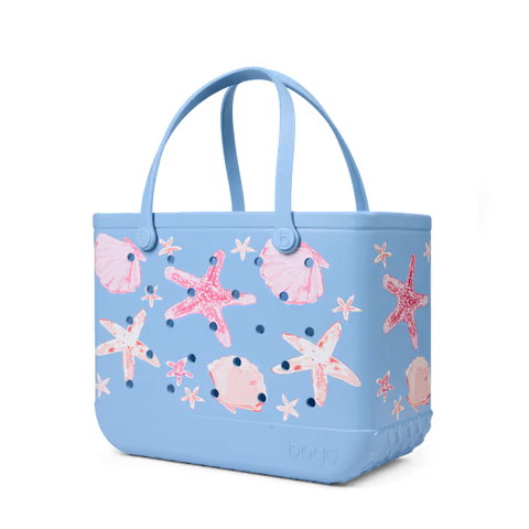 Original Bogg Bag - Carolina Blue Shells and Starfish