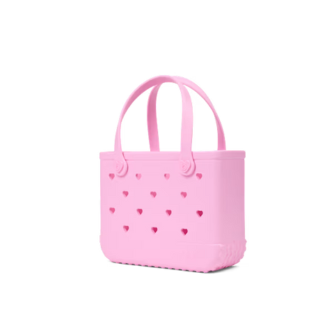Bitty Bogg Bag - Cut Out Heart Pink Taffy